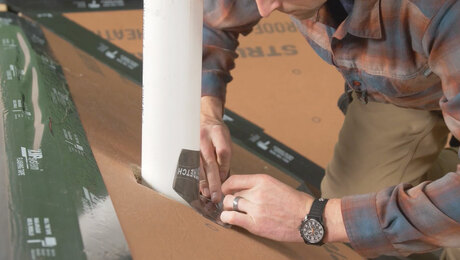 installing zip roof sheathing